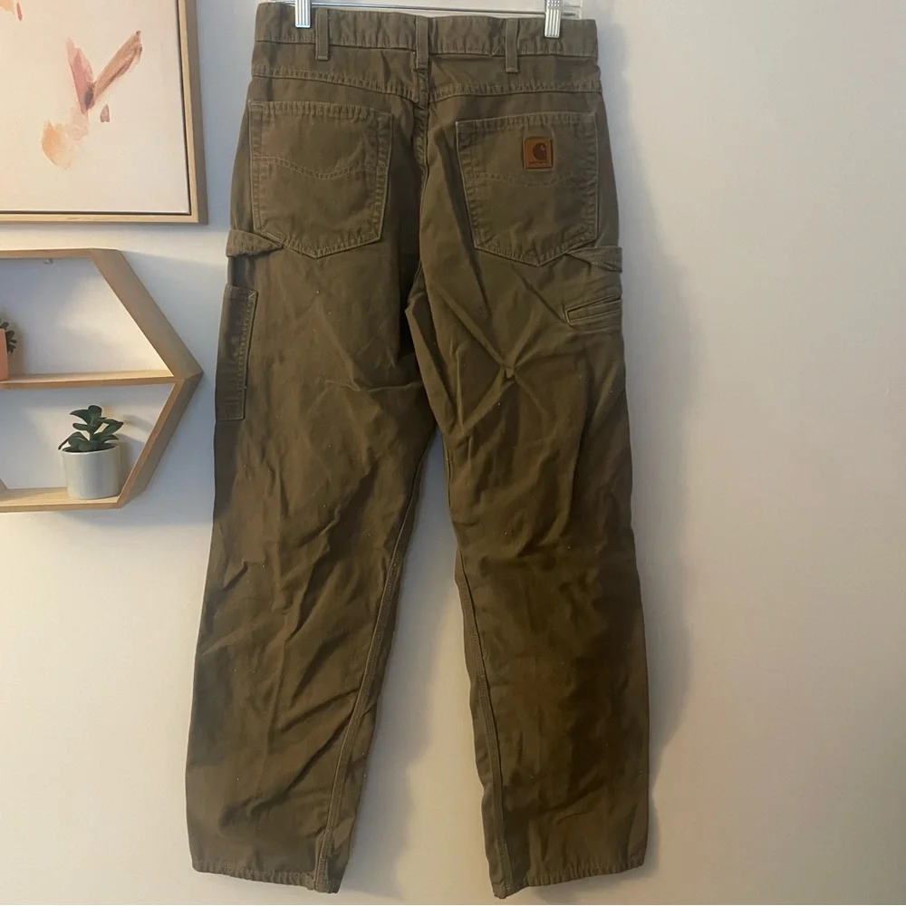 Carhartt Original Loose Fit Carpenter Work Pants size 32x34 - Picture 2 of 10